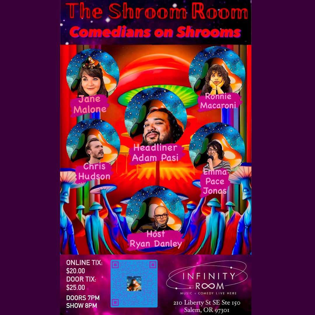 comedy salem oregon stand-up fun shrooms