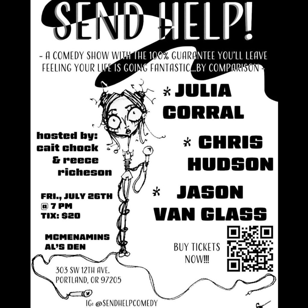 pdx stand-up comedy chris hudson cait chock al's den portland oregon events nightlife fun