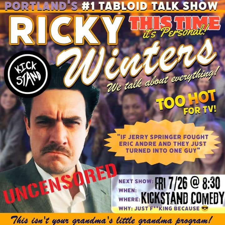 ricky winters james hartenfeld kickstand comedy pdx portland oregon events nightlife chris hudson comedians fun improvised 