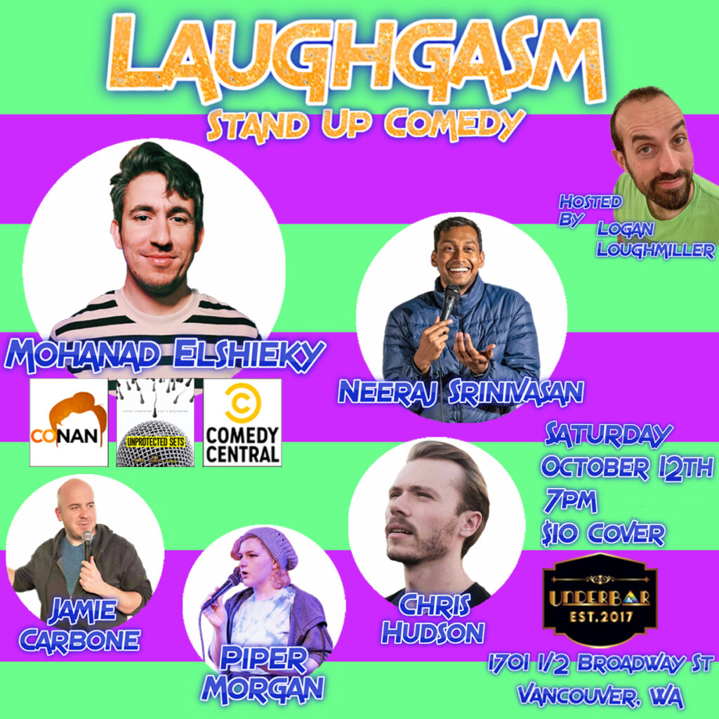 comedy vancouver washington events mohanad elshieky chris hudson stand-up comedy fun nightlife