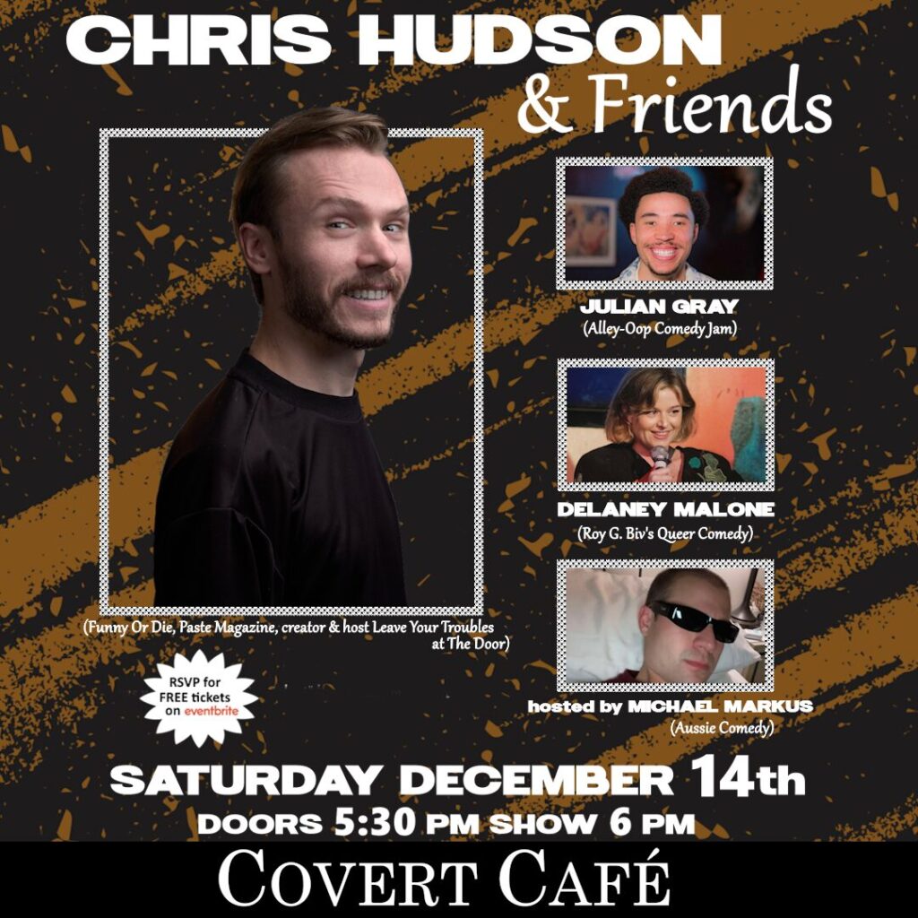 pdx events comedy stand-up comedians chris hudson leave your troubles portland oregon nightlife fun